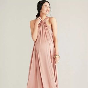 Hatch Maternity Fete Gown in Rosewood, retail $348